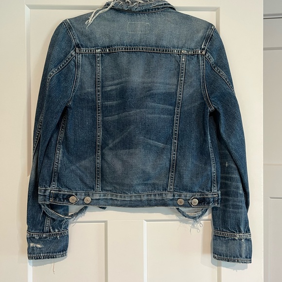 RAG & BONE DESTROYED DENIM JACKET - Picture 4 of 4